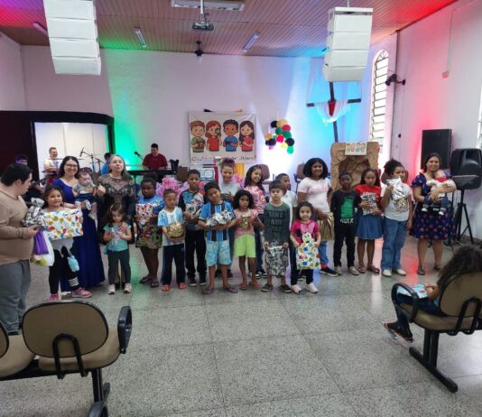 Departamento de EBD da IBC Betel de Alvorada realiza programação especial para as crianças.