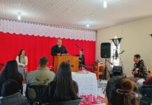 A Congregação IBC Coxilha das Flores realizou Culto de Santa Ceia e apresentação da pequena Malena Garcia Tavares.