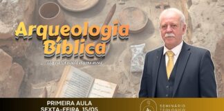 Começa nesta sexta-feira, 15 de maio, as aulas de Arqueologia Bíblica no STBG.