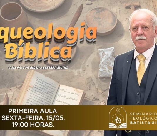 Começa nesta sexta-feira, 15 de maio, as aulas de Arqueologia Bíblica no STBG.