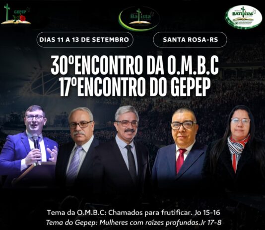30º Encontro da OMBC e 17º Encontro do GEPEP têm programação definida
